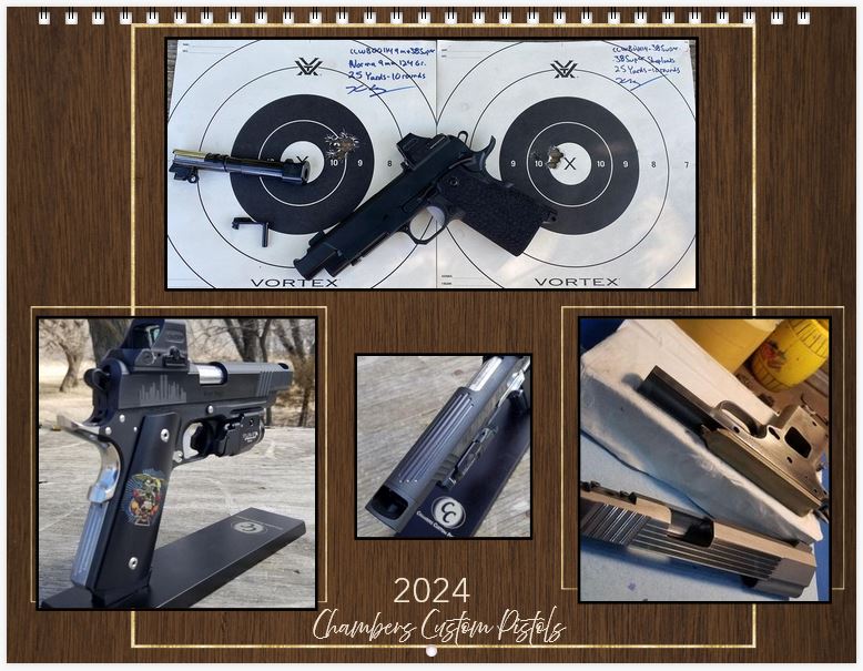 2024 Chambers Custom Pistol Calendar