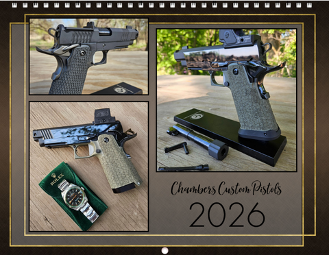 2026 Chambers Custom Pistol Calendar